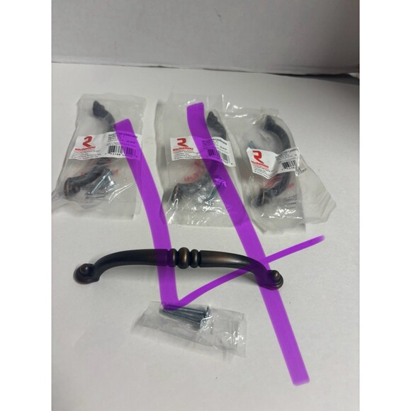 Richelieu Cabinet Pulls Brushed Oil Rubbed Bronze Lot of 4 - Picture 7 of 7